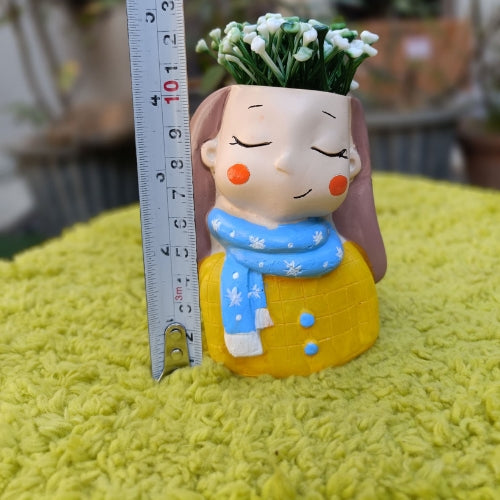 Girl model 7 planter