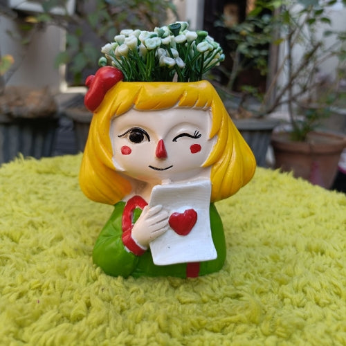 Heart girl model 9 planter