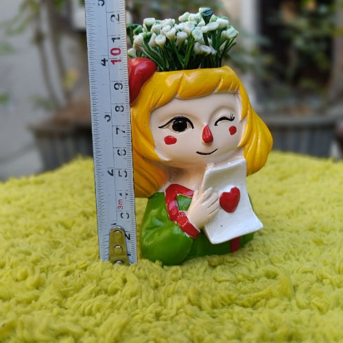 Heart girl model 9 planter
