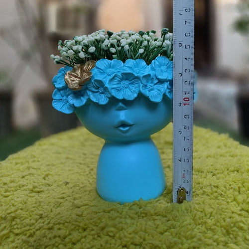 Blue queen planter