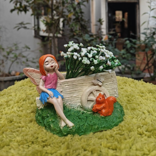 Fairy girl planter