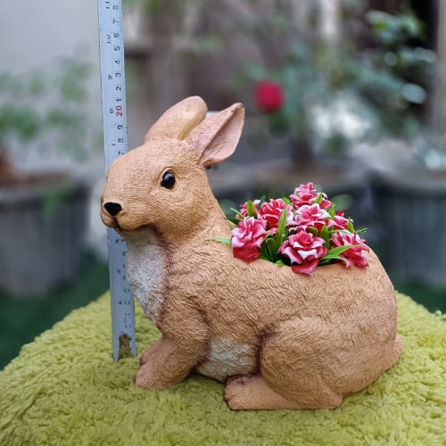 Brown Rabbit planter