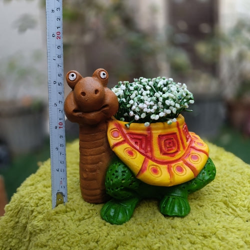 Tortoise planter