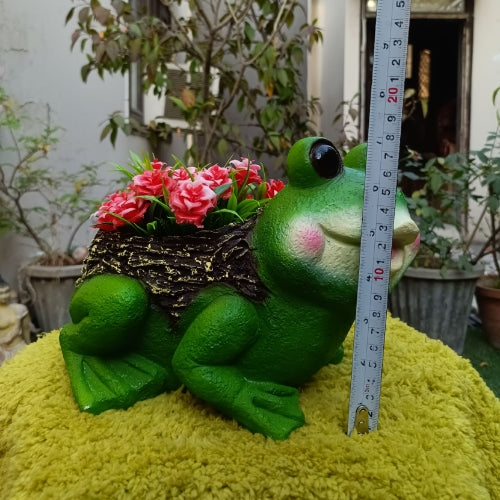 Big frog planter