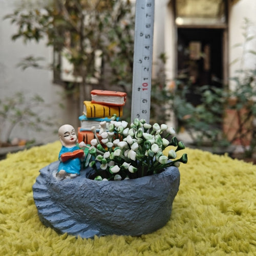 Budhha book planter