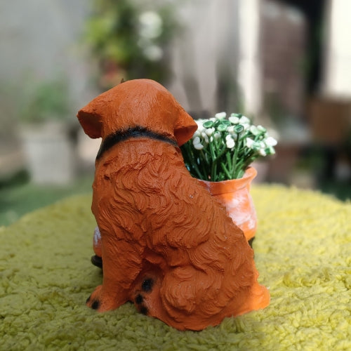 Shoe dog planter