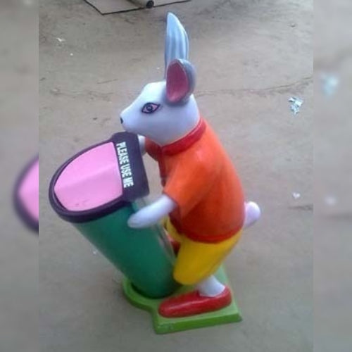 Colourful Rabbit Dustbin
