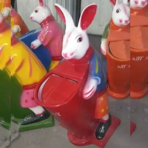 Frp Rabbit Dustbin