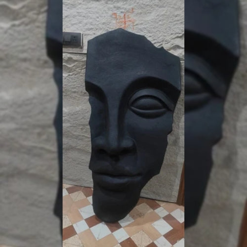 Half Face Wall Mural