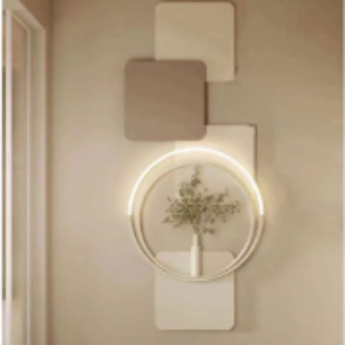 Diy Square & Circle LED Wall Art  