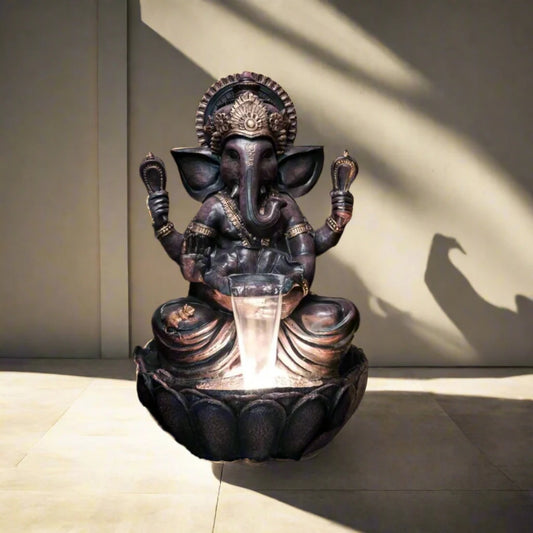 Lotus Ganesh fountain