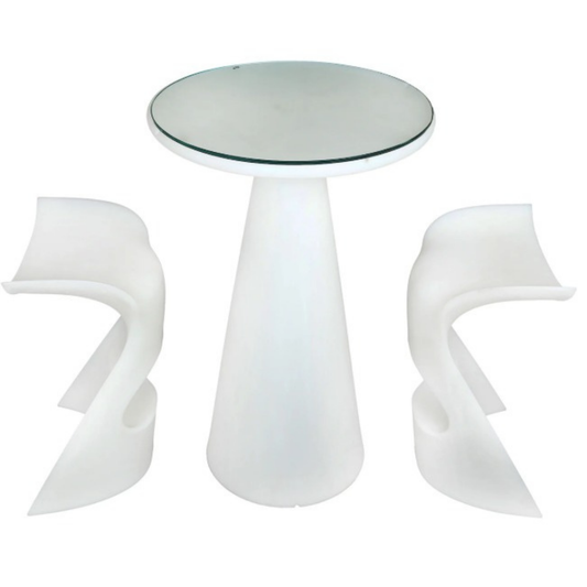 Bar Set Of 1 Table & 2 Bar Stools ( Without Led Light )