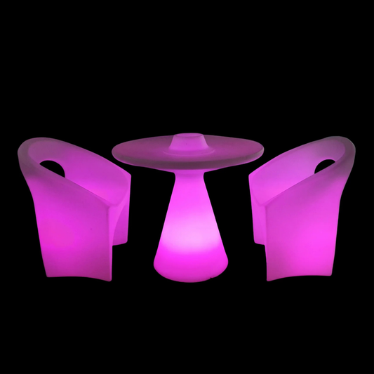 Coffee Furniture Set Of 1 Table & 2 Chair