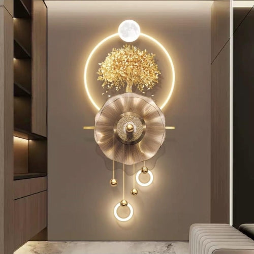 LED Golden Tree Wall 