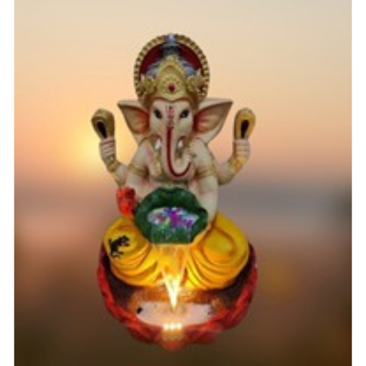 Lotus  ganesha  fountain