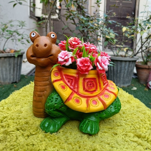 Tortoise planter
