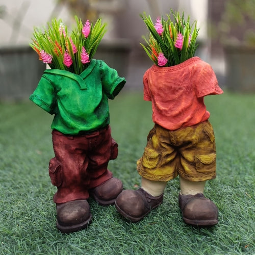 Set of 2 jeans planter