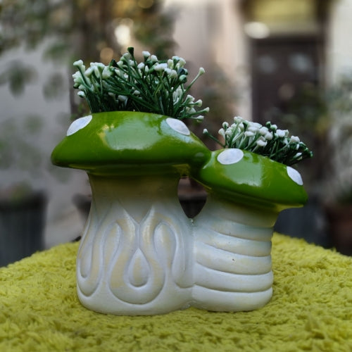 Mushroom planter (green)