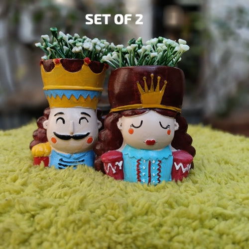 Set of 2 Queen king planter