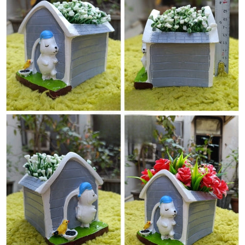 Dog house planter