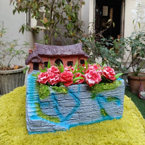 Stairs house planter