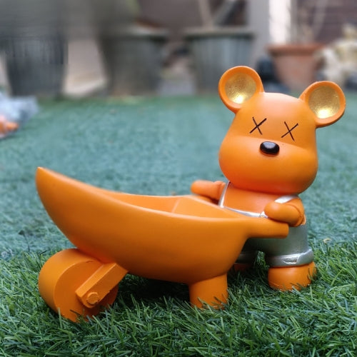 Teddy with trolly organiser orange