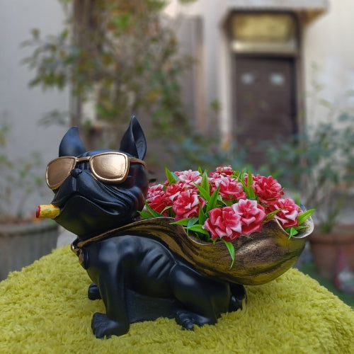Dog with cigar organiser