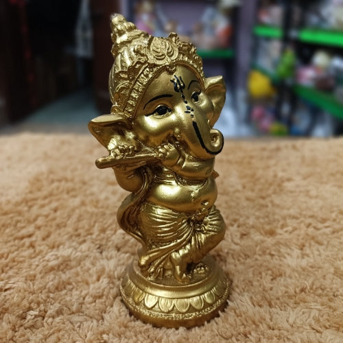 Golden ganesh idol