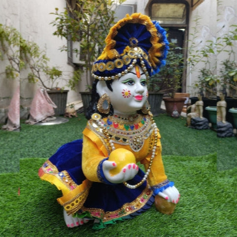 Big ladoo gopal with cloths