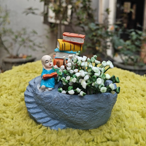 Budhha book planter
