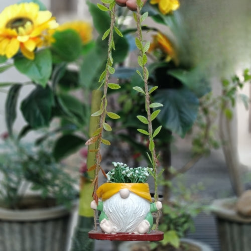 Santa hanging planter (leaf rofe included)