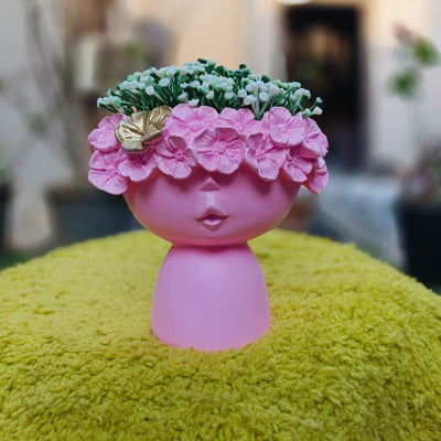 Pink queen planter