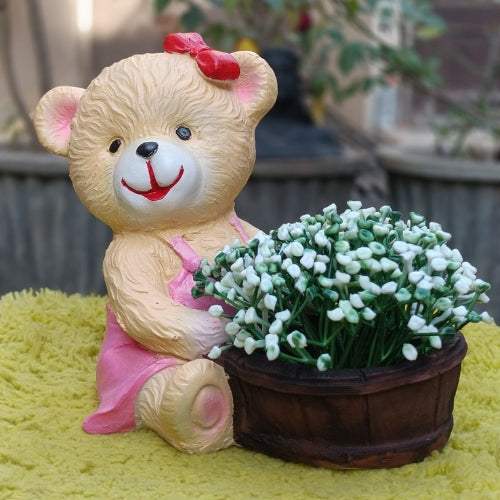 Teddy bucket planter (colour may vary)