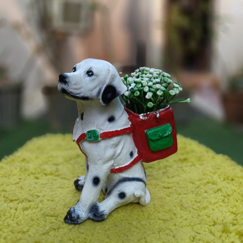 Dog with bag model 3 planter