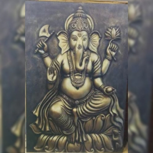 Lotus Ganesha Mural