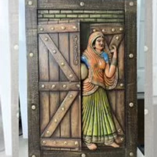 Lady Jharokha Mural
