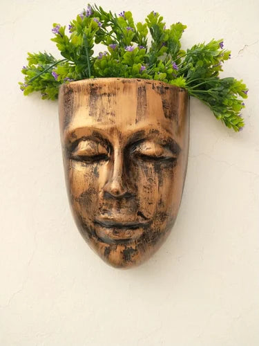 Face Mask Planter Wall Hanging