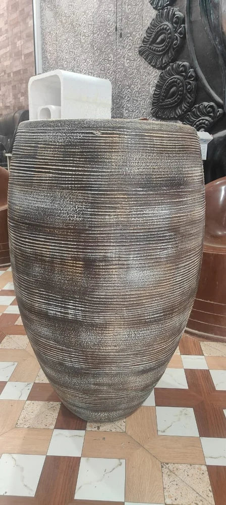Lined Drum Planter