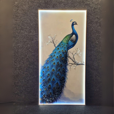 Peacock LED Painting