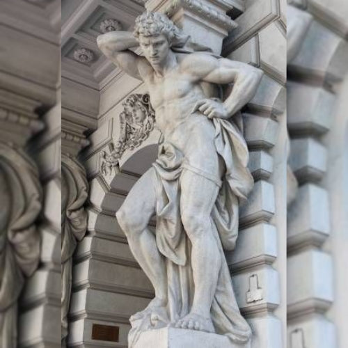 Man On Pillar
